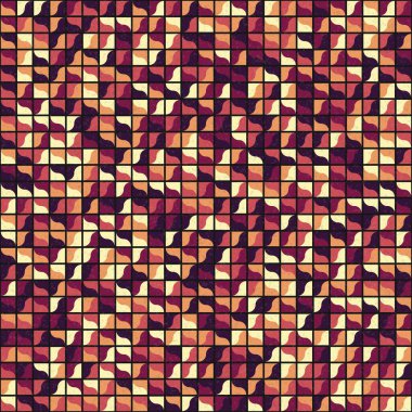 Soyut Geometrik Desen üretken hesaplama sanatı çizimi