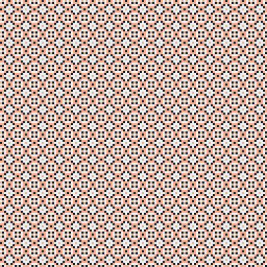 Soyut çapraz desenli üretken hesaplama sanatı çizimi