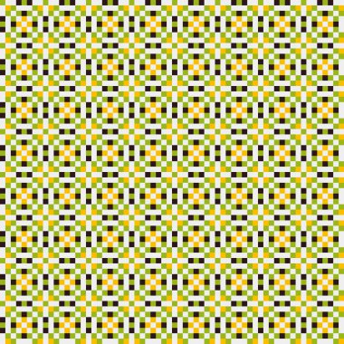 Soyut çapraz desenli üretken hesaplama sanatı çizimi