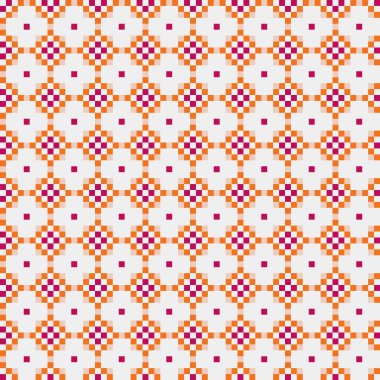 Soyut çapraz desenli üretken hesaplama sanatı çizimi