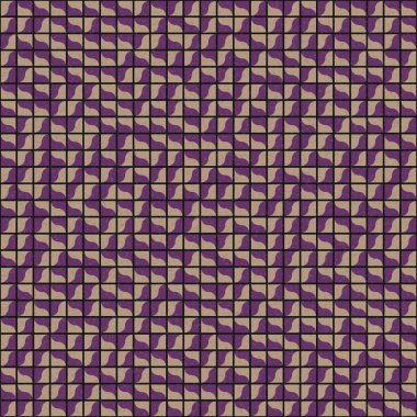 Üretken hesaplama dokusuna sahip soyut geometrik desen