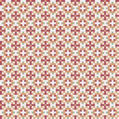 Soyut çapraz desen, üretken hesaplama sanatı illüstrasyonu  