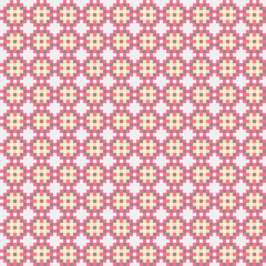 Soyut çapraz desenli üretken hesaplama sanatı çizimi