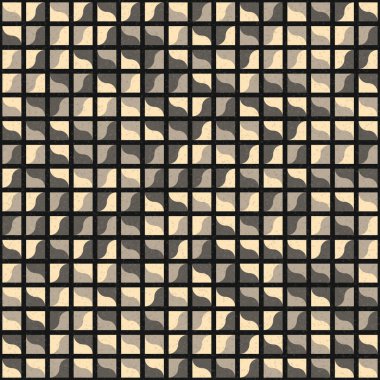 Soyut Geometrik Desen üretken hesaplama sanatı çizimi