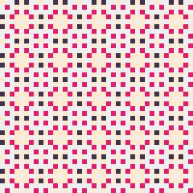 Soyut Çapraz Kusursuz Desensiz Desen vektör çizimi  