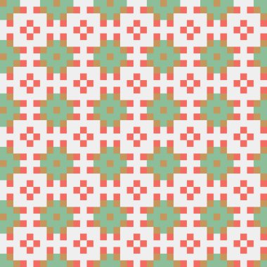 Soyut çapraz desenli üretken hesaplama sanatı çizimi