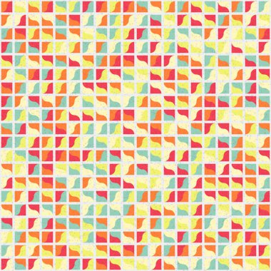 Soyut Geometrik Desen üretken hesaplama sanatı çizimi