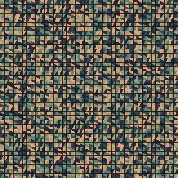 Abstrakte Geometrische Muster Generative Computergestützte Kunstillustration — Stockvektor