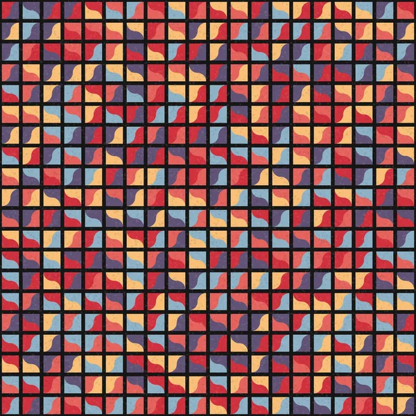 Soyut Geometrik Desen üretken hesaplama sanatı çizimi