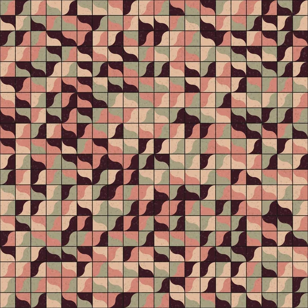 Soyut Geometrik Desen üretken hesaplama sanatı çizimi