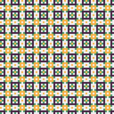 Soyut Çapraz Kusursuz Desensiz Desen vektör çizimi  