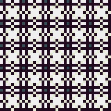 Soyut çapraz desenli üretken hesaplama sanatı çizimi