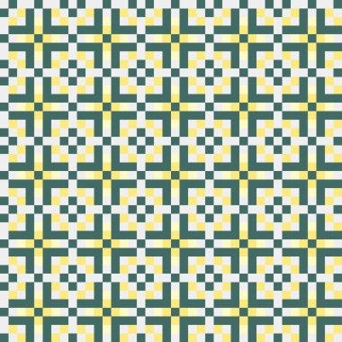 Soyut çapraz desenli üretken hesaplama sanatı çizimi 