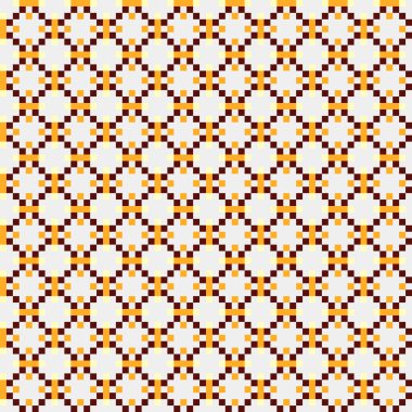 Soyut çapraz desenli üretken hesaplama sanatı çizimi