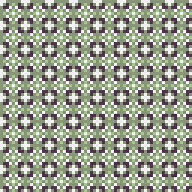 Soyut çapraz desenli üretken hesaplama sanatı çizimi