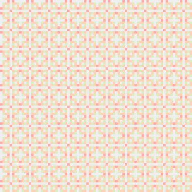 Soyut çapraz desenli üretken hesaplama sanatı çizimi