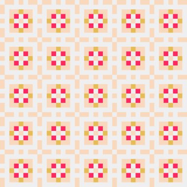 Soyut çapraz desenli üretken hesaplama sanatı çizimi