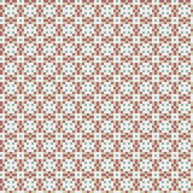 Soyut çapraz desenli üretken hesaplama sanatı çizimi