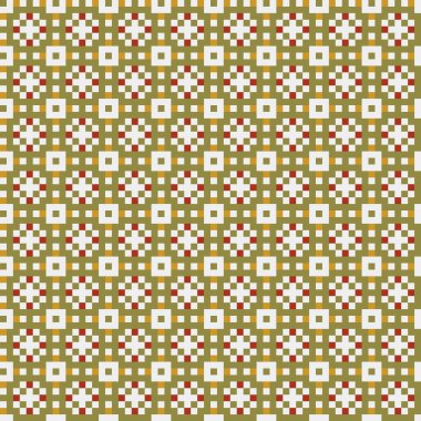 Soyut çapraz desen, üretken hesaplama vektörü illüstrasyonu