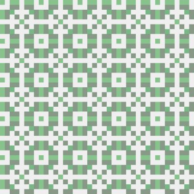 Soyut çapraz desenli üretken hesaplama sanatı çizimi