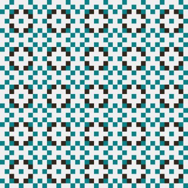 Soyut çapraz desenli üretken hesaplama sanatı çizimi