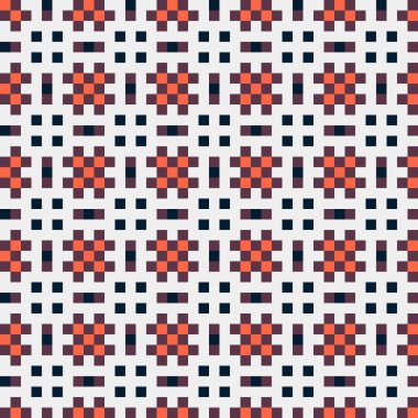 Soyut Çapraz Kusursuz Desensiz Desen vektör çizimi  