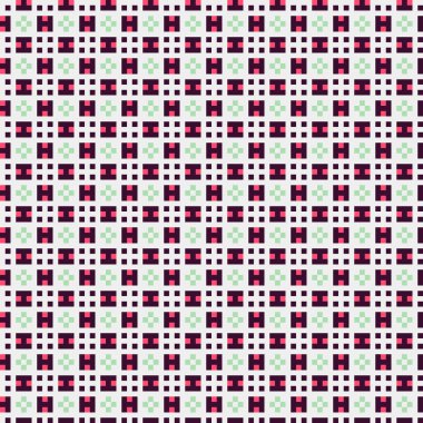 Soyut çapraz desenli üretken hesaplama sanatı çizimi