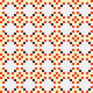 Soyut Çapraz Kusursuz Desensiz Desen vektör çizimi  