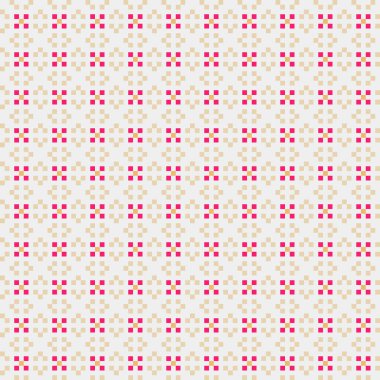 Soyut çapraz desenli üretken hesaplama sanatı çizimi