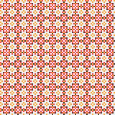 Soyut çapraz desenli üretken hesaplama sanatı çizimi