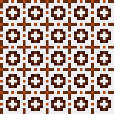 Soyut çapraz desen, üretken hesaplama vektörü illüstrasyonu