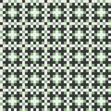 Soyut çapraz desenli üretken hesaplama sanatı çizimi