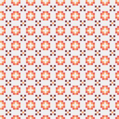 Soyut çapraz desen, üretken hesaplama vektörü illüstrasyonu