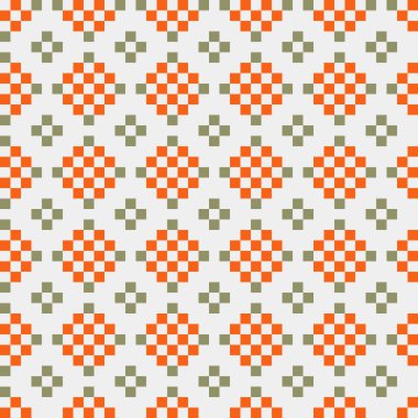 Soyut çapraz desenli üretken hesaplama sanatı çizimi