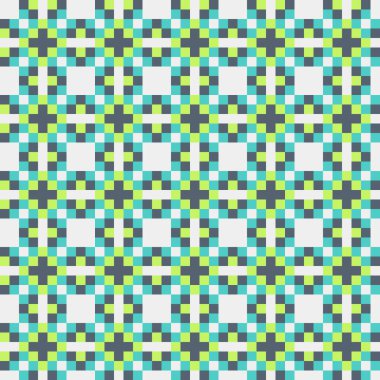 Soyut çapraz desenli üretken hesaplama sanatı çizimi 