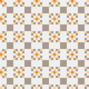 Üretken hesaplama dokusuna sahip soyut geometrik desen