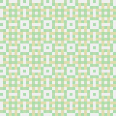 Soyut çapraz desenli üretken hesaplama sanatı çizimi