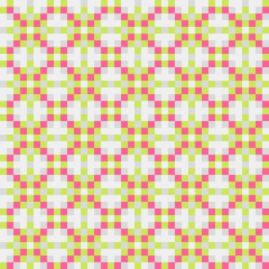 Soyut çapraz desenli üretken hesaplama sanatı çizimi