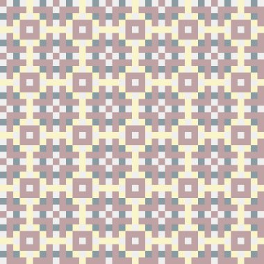 Soyut çapraz desenli üretken hesaplama sanatı çizimi