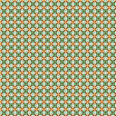 Soyut çapraz desenli üretken hesaplama sanatı çizimi