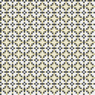 Soyut çapraz desenli üretken hesaplama sanatı çizimi