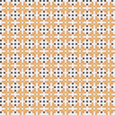 Soyut çapraz desenli üretken hesaplama sanatı çizimi