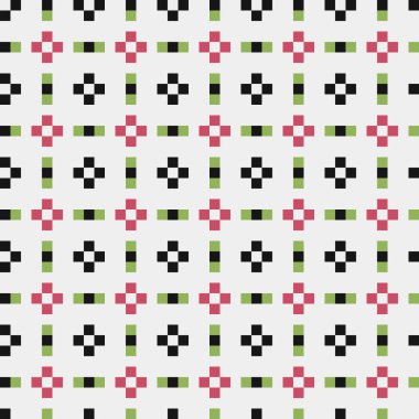 Soyut çapraz desenli üretken hesaplama sanatı çizimi