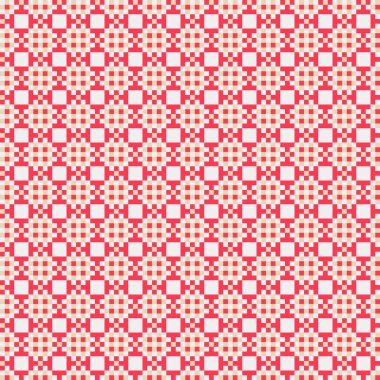 Soyut çapraz desenli üretken hesaplama sanatı çizimi