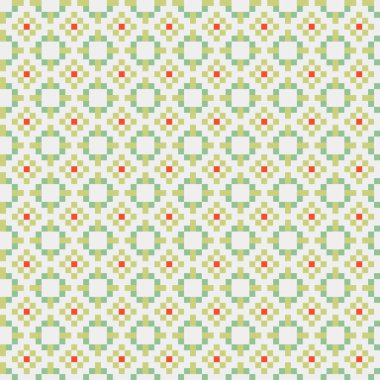 Soyut çapraz desenli üretken hesaplama sanatı çizimi