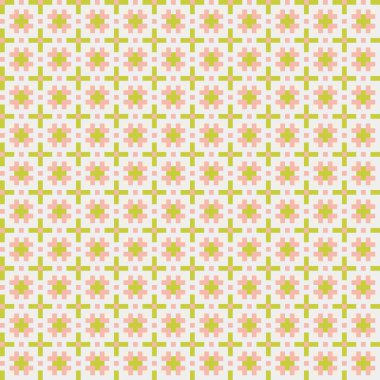 Soyut çapraz desenli üretken hesaplama sanatı çizimi