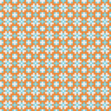 Soyut çapraz desenli üretken hesaplama sanatı çizimi 