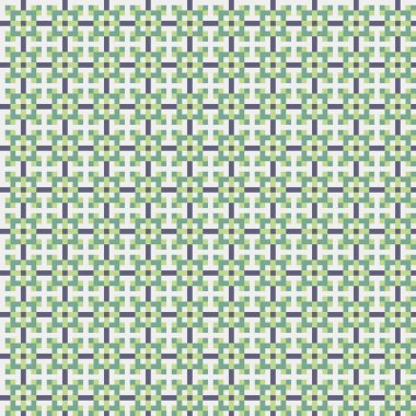 Soyut çapraz desenli üretken hesaplama sanatı çizimi