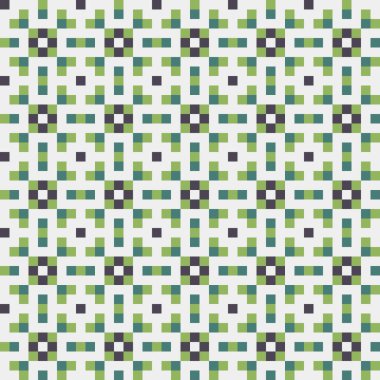 Soyut çapraz desenli üretken hesaplama sanatı çizimi