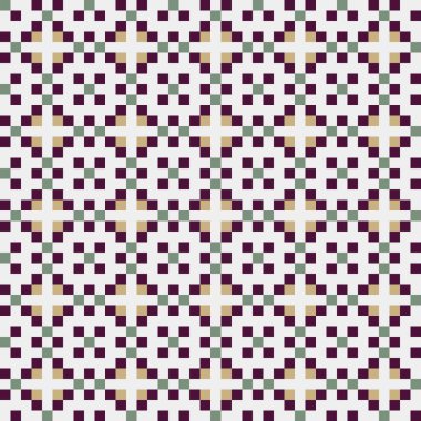 Soyut çapraz desenli üretken hesaplama sanatı çizimi